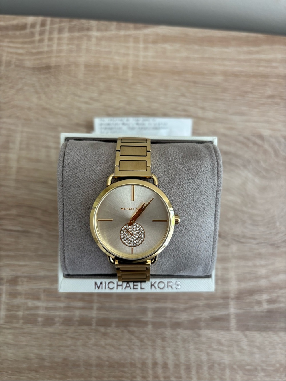 Michael Kors MK3639 Portia Gold Dial Women's Watch